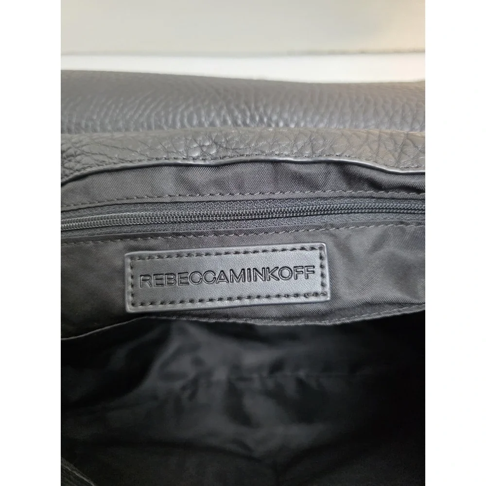 Rebecca Minkoff Keith Suede and Leather Medium Satchel in Black‎ - Picture 7 of 8